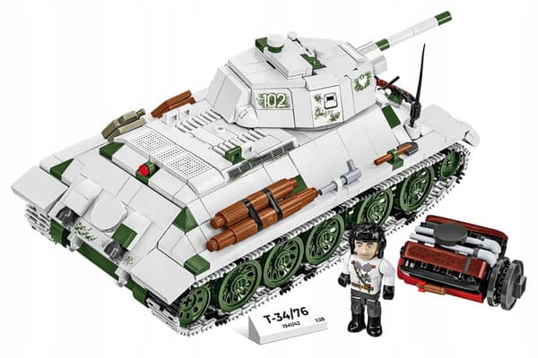 Military Blocks COBI 2595 H T-34/76 mod. 1941/42 Neuvostoliiton panssarivaunu