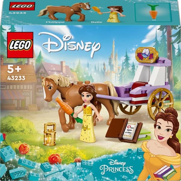LEGO Disney 43233 Skønheden og Udyret Vogn og hest. Prinsesse