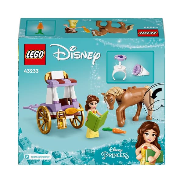 LEGO Disney 43233 Skønheden og Udyret Vogn og hest. Prinsesse