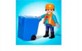 Pikkukuva 1 / 2: 707191 Playmobil Kunnallistyöläishahmo Kaupungin roska-auto