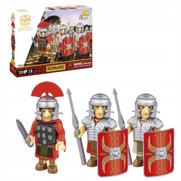 COBI 20067 Roman Empire Romans Figuurit 2x legioonalainen 1x sadanpäällikkö.
