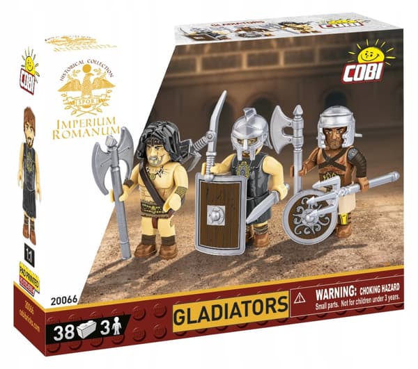 COBI 20066 Roman Empire Gladiators 3 Warrior Figuuria