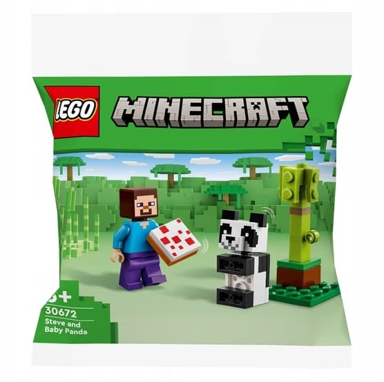 LEGO Minecraft Steve and the Baby Panda 30672
