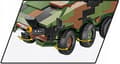 Miniatyrbillede 6 af 11: COBI BLOKKE 2629 Polsk pansret mandskabsvogn KTO Rosomak 666 El.