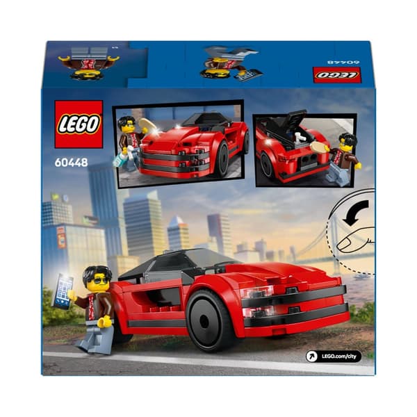 LEGO CITY 60448 Rød sportsvogn