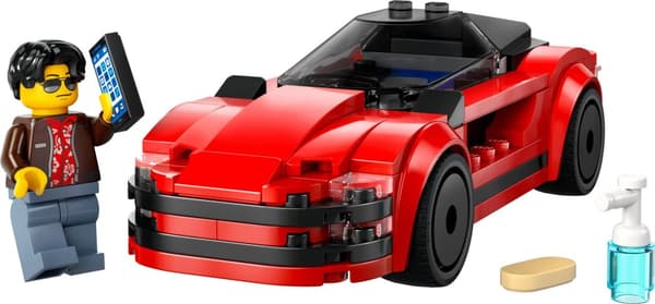 LEGO CITY 60448 Rød sportsvogn