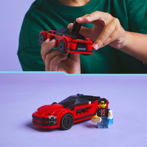 LEGO CITY 60448 Rød sportsvogn