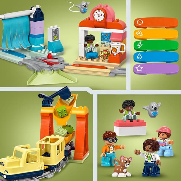 LEGO Duplo 10428 Large Interactive City Train Station lyser lyde