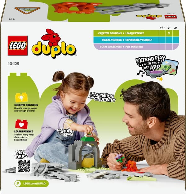 LEGO Duplo 10425 Jernbanetunnel og spor - udvidelsessæt