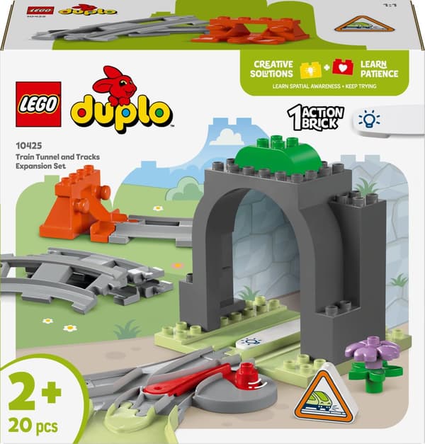 LEGO Duplo 10425 Jernbanetunnel og spor - udvidelsessæt