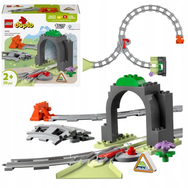 LEGO Duplo 10425 Jernbanetunnel og spor - udvidelsessæt