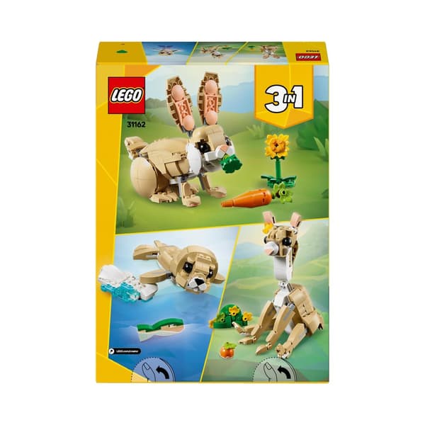 LEGO Creator 3in1 31162 söpö pupu laamahylje kala porkkana auringonkukka