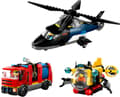 Miniatyrbild 4 av 11: LEGO City 60462 Helikopter Brandbil Ubåt Modulära delar