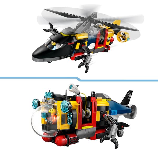 LEGO City 60462 Helikopter Brandbil Ubåt Modulära delar