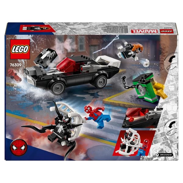 LEGO 76309 Marvel Super Heroes - Spider-Man vs. Venomin lihasauto Uusi