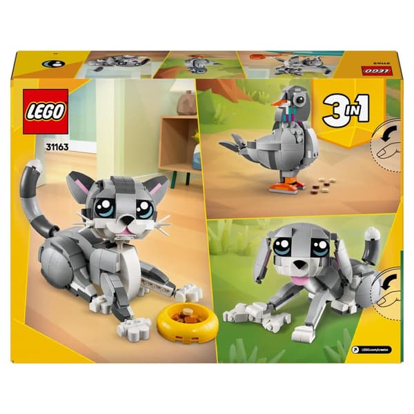 LEGO Creator 3-i-1 31163 Drilleri Kat Hund Due Bevægelige dyredele