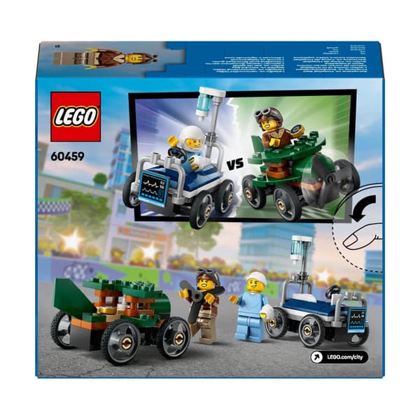 LEGO 60459 City - Kilpailijasetti: Lentokone vs. sairaalasänky kaupunki