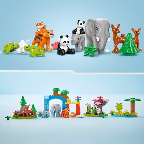 LEGO Duplo 10446 vilda djurfamiljer 3 i 1 nytt 2+ stort set