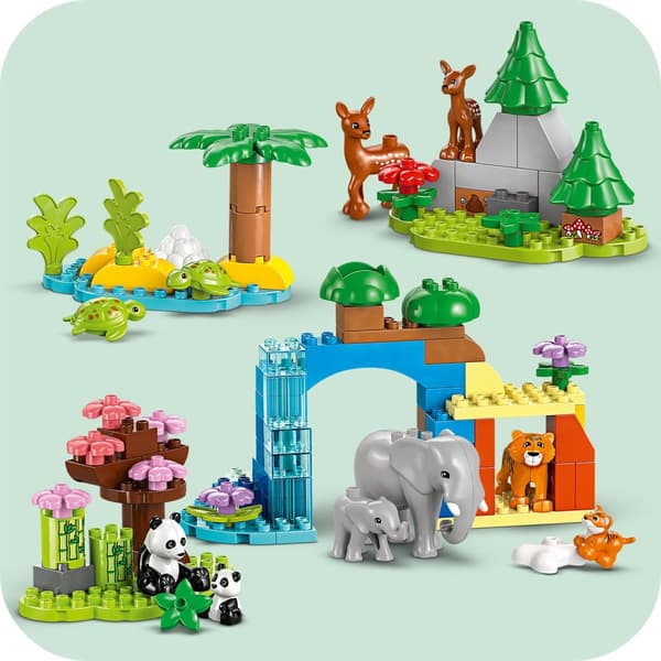 LEGO Duplo 10446 vilda djurfamiljer 3 i 1 nytt 2+ stort set