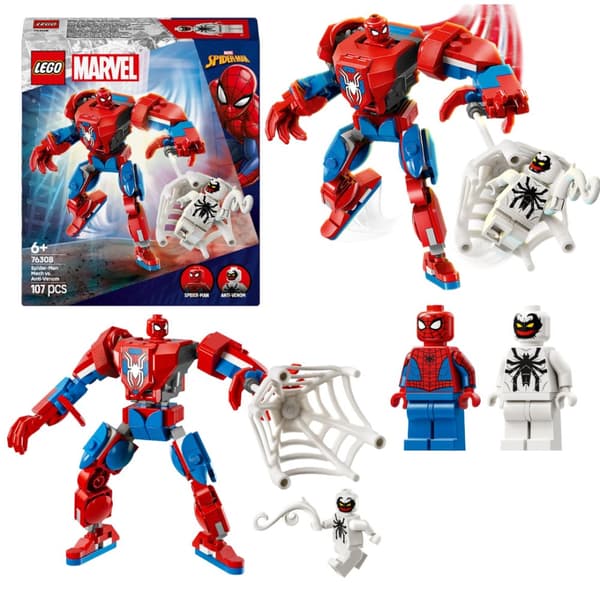 LEGO Super Heroes 76308 Spider-Man Mech vs. Anti-Venom Marvel Spiderman
