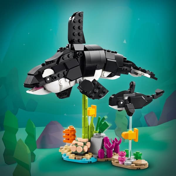 LEGO 31165 Creator 3in1 Villieläimet Panda Perheen eläimet Miekkavalas Pingviini