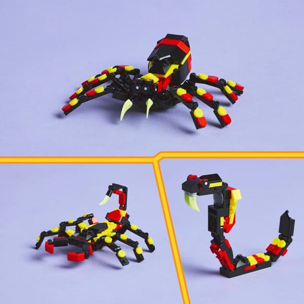 LEGO 31159 Creator 3i1 Vilde Dyr Fantastiske Spider Skorpionslange Ny