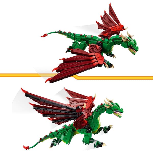 LEGO Creator 3-i-1 31161 Medeltida Drake Havsorm Mythical Phoenix