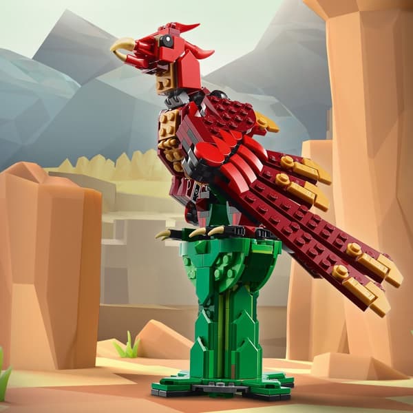 LEGO Creator 3-i-1 31161 Medeltida Drake Havsorm Mythical Phoenix
