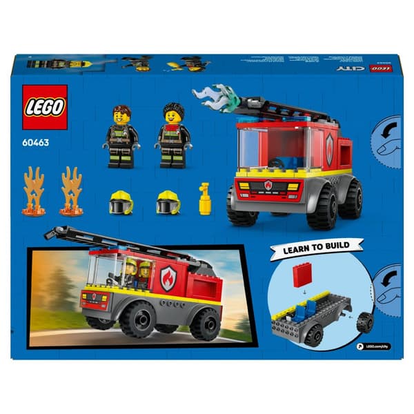 LEGO CITY 60463 Brandbil med Stige Brandslukker Fireman Fire 4+