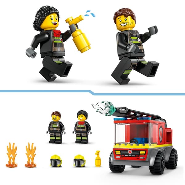 LEGO CITY 60463 Brandbil med Stige Brandslukker Fireman Fire 4+