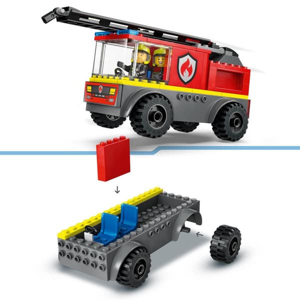 LEGO CITY 60463 Brandbil med Stige Brandslukker Fireman Fire 4+