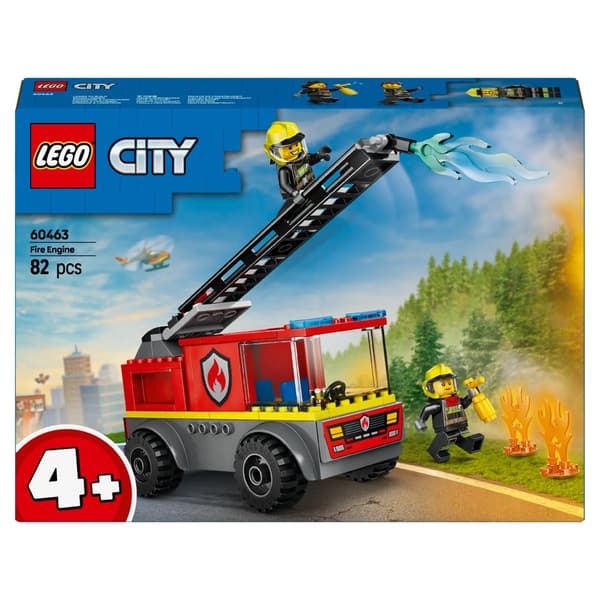 LEGO CITY 60463 Brandbil med Stige Brandslukker Fireman Fire 4+