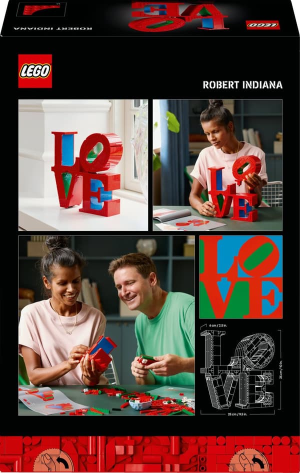 LEGO Art 31214 Love Lettering Kunst Skulptur Kærlighed Valentinsdag gave til par