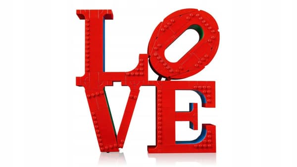 LEGO Art 31214 Love Lettering Kunst Skulptur Kærlighed Valentinsdag gave til par