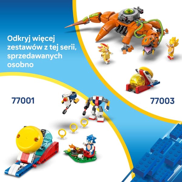 LEGO Sonic the Hedgehog 77002 Cyclone vs Metal Sonic Talis Emerald
