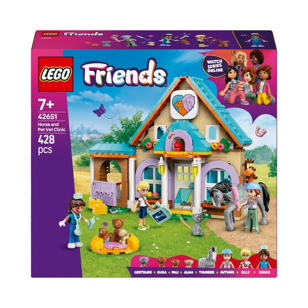 LEGO Friends 42651 hevos- ja eläinklinikan eläintalli