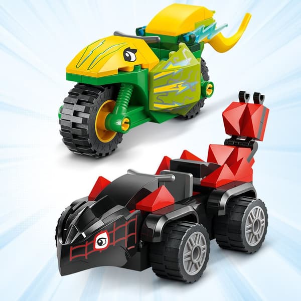 LEGO Marvel Spidey 11198 Spin's Chase for Electro in Dinosaur Car 4+