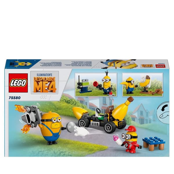 LEGO Minions 75580 Minions och bananbilsfigurer till lastbilstillbehör