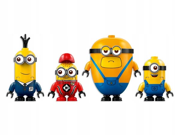 LEGO Minions 75580 Minions och bananbilsfigurer till lastbilstillbehör