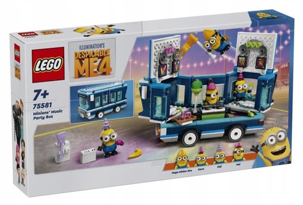 LEGO Minions 75581 Minion Party Bus 2i1 Disco Party