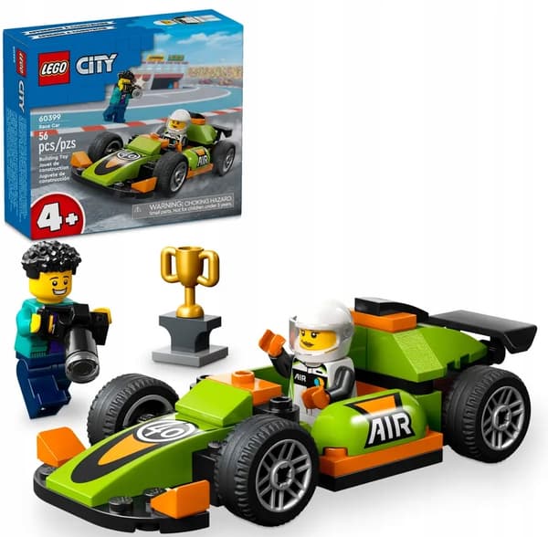 LEGO City 60399 vihreä kilpa-auto