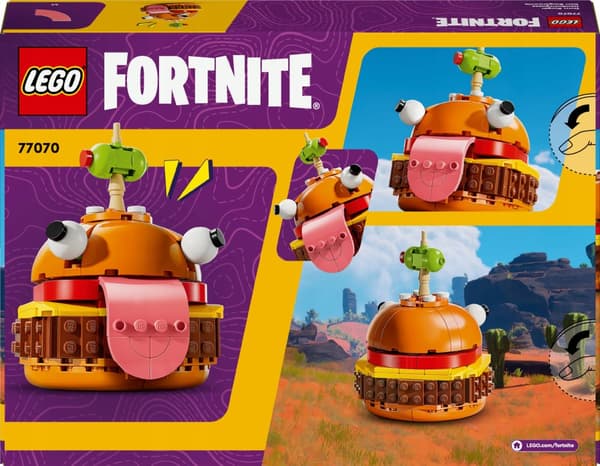 LEGO Fortnite 77070 Durr Burger Ravintola Burger Pelihahmo