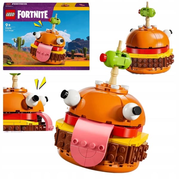 LEGO Fortnite 77070 Durr Burger Restaurant Burger Game Figur