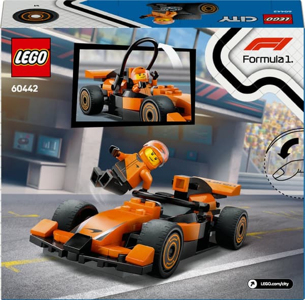 LEGO City 60442 F1 Driver & McLaren Racer Formel 1 Racerbil