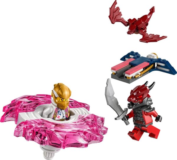 LEGO Ninjago 71824 Dragon Spinner Spinjitzu Sory Launcher Warrior Sword