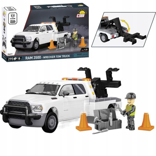 COBI BLOCKS 24611 Auton RAM 3500 - Räjäytyshinausauto 295 El.