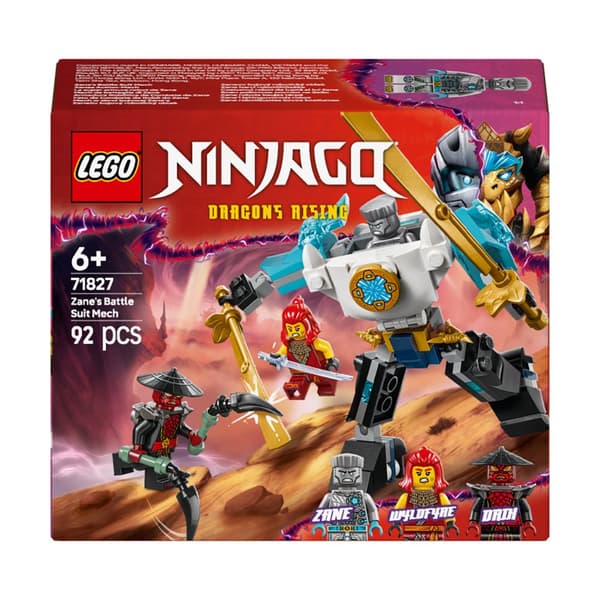 LEGO 71827 Ninjago - Zanes Battle Suit Mech Robot Ny kamppakke