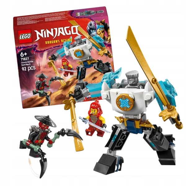 LEGO 71827 Ninjago - Zanes Battle Suit Mech Robot Ny kamppakke