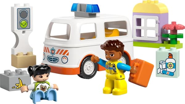 LEGO 10447 Duplo - Ambulance med chauffør Ambulanceredningsmand