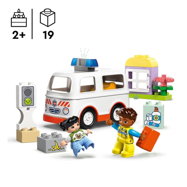 LEGO 10447 Duplo - Ambulance med chauffør Ambulanceredningsmand